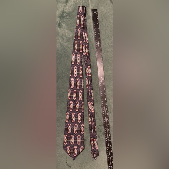 ZYLOS by george machado 56” Silk Tie - Picture 6 of 8